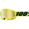 100% Accuri 2 Fluo Yellow Mirror -Motocross Riding Equipment Shop 100 accuri 2 fluo yellow mirror