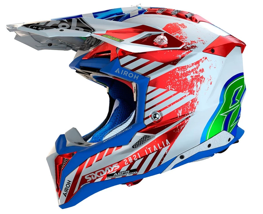 Airoh Aviator 3 Six Days Italy 3 Airoh Aviator 3 Six Days Italy